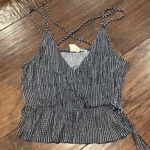 Navy and White Stripe Camisole
